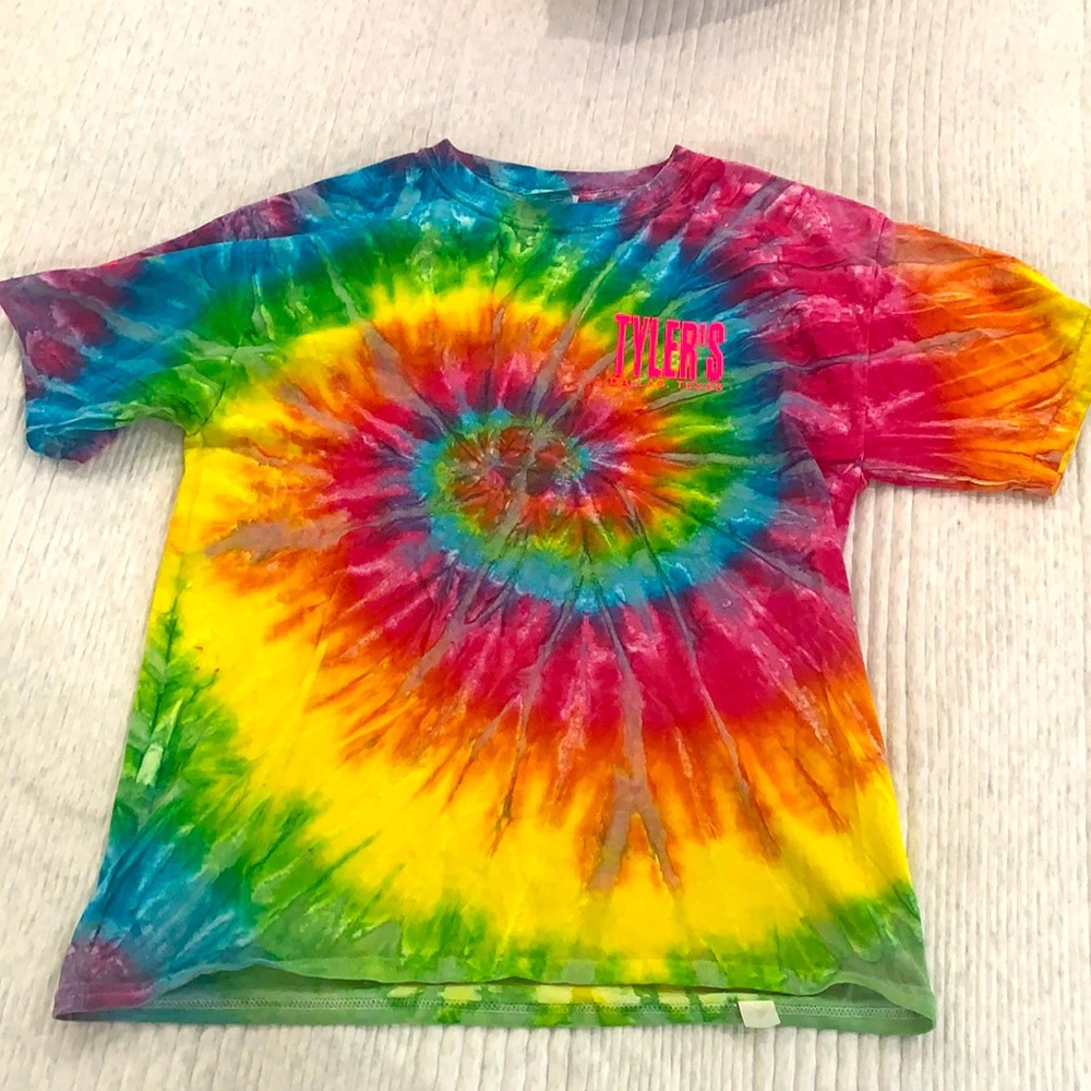 Tyler’s Texas tiedye shirt size: youth large/14-16